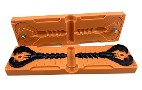 best_nj Soft Plastiс Mold Lure Making Injection Molds Fishing Lures Two Cavity Strk Baby Rage Craw 3"