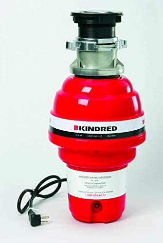 Kindred KWD125B1-EZ Waste Disposers, Stainless Steel