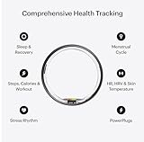 ULTRAHUMAN Ring AIR - Sleep & Fitness Tracker, FSA-Approved Wearable, Smart Ring for Women & Men, No App Fee for Standard Features (Size 8)