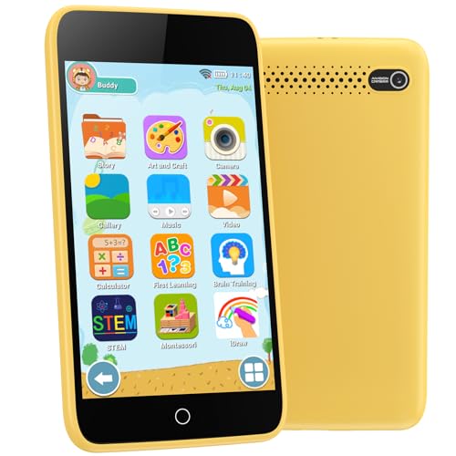 Kids Smart Phone Gifts for Boys and Girls Ages 3-12, 3.97" Touchscreen Learning Toys – Kids Cell Phone with 210+ Learning Games and 190+ Drawing, Toys for Birthday Christmas and Back-to-School Gifts