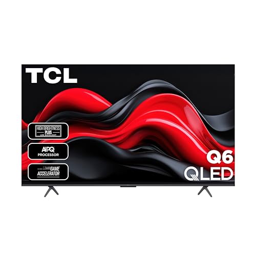 TCL 55-Inch Class Q65 QLED 4K Smart TV with Fire TV (55Q651F, 2024 Model), Dolby Vision, HDR PRO+, Dolby Atmos, Alexa Built-in with Voice Remote, Apple AirPlay 2 Compatibility, Streaming Television
