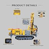 Generic Hydraulic Water Well Drilling Rig, Dual-Purpose Well Drilling Machine, Crawler Drill Rig For Water, Diesel-Powered, 300m Deep, 140-325mm Borehole, For Rock & Soil & Sand Layers (1)