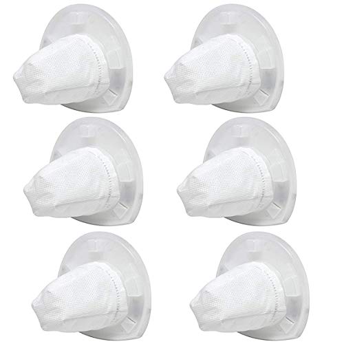 6 Pack Replacement Filter Compatible with Black & Decker VF110 Dustbuster Cordless Handheld Vacuum CHV1410L CHV9610 CHV1210 CHV1510 CHV1410 CHV1410B BDH2000L, 90558113-01