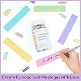 Love Capsules Messages in a Bottle, Letters Long Distance Relationships Gifts (50+), Valentine's Day Gifts for Wife, Husband, Boyfriend, Engaged Present for Couples (Long Distance (Blank))