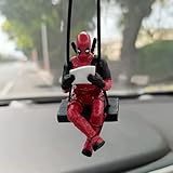 Car Swinging Ornament Rear View Mirror Car Accessories Hanging Cute Anime Rearview Pendant Decoration Interior for Gardening Man Woman Charms Aesthetic Decor Decorations