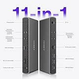 iVANKY Intel Certified Thunderbolt 5 Dock, FusionDock Pro 3 Docking Station Dual 6K@60Hz for MacBook M1/M2/M3/M4 Pro/Max, Triple Display for Windows TB5/4, 180W Power, 120Gbps, 2.5GbE