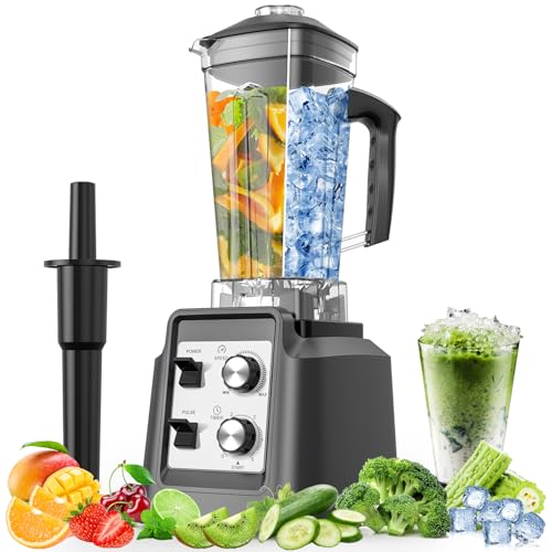 PSIIDAN Blenders for Kitchen, Smoothie Blender - 1800W Professional Countertop Blender with 68oz Dishwasher-Safe Pitcher, Ice Crusher for Frozen Drinks & Smoothies, Overheat Protection