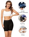 POKARLA 4 Pack Women's Cotton Underwear Boxer Shorts Anti Chafing Bike Shorts Boyshorts Panties Regular & Plus Size