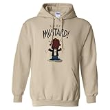 TeesAndTankYou Mustard Kendrick Hoodie Sweatshirt Unisex 3X-Large Sand