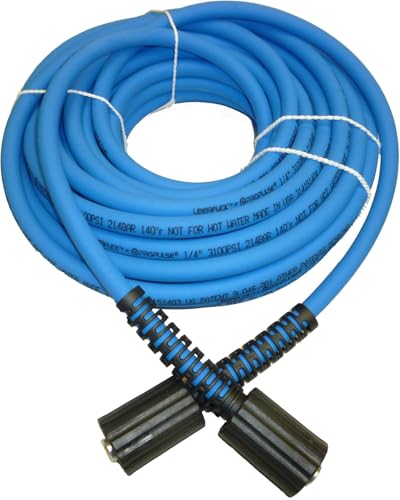 UBERFLEX™ Kink Resistant Pressure Washer Hose 1/4", 3,100 PSI with (2) 22MM (50 Feet)