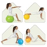 Milliard Peanut Ball Physio Roll for Exercise, Therapy, Labor, Birthing and Dog Training…