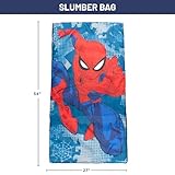 Jay Franco Marvel Spiderman Spidey Dots Slumber Sack - Cozy & Warm Kids Lightweight Slumber Bag/Sleeping Bag