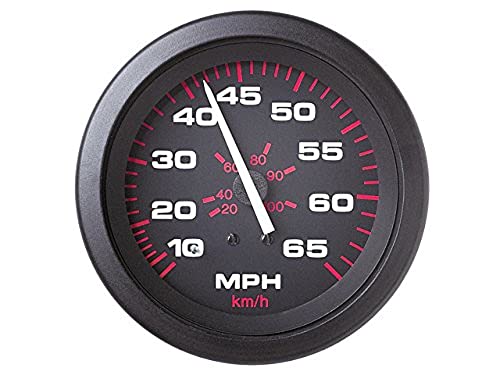 Sierra International 57900Ph Amega Domed Pitot Type 10 to 65 Mph Range Speedometer Head, 3"