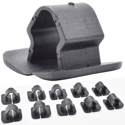 UYUYU 10pcs Plastic Hood Bonnet Insulation Clip Rivet Retainer for VW for Polo for Tiguan for Passat B5 for SEAT Leon 2 for Skoda Octavia 2 1H5863849A01C
