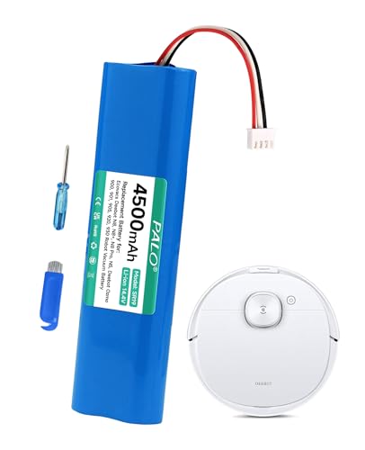 4500mAh Battery Replacement for Ecovacs Deebot N8, N8+, N8 Pro, N8 Pro+, Deebot N5, Deebot Ozmo 920, 930, 901, 905, 937, 900 Robot Vacuum Cleaner