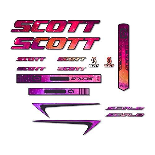 Stickers Compatible with Scott Scale Galaxy Bike Frame