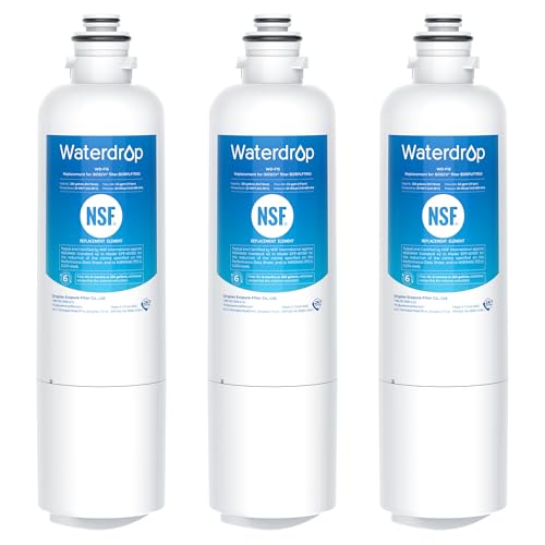 Waterdrop BORPLFTR50 Replacement for Bosch® Ultra Clarity® Pro 11032531, 12033030, 11025825, BORPLFTR55, B36CD50SNS, B36CT80SNS, B36CL80ENS, B36FD50SNS, WFC100MF, Refrigerator Water Filter, 3 Filters
