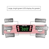 10-Inch Digital Torpedo Level and Protractor | Neodymium Magnets | Bright LED Display | V-GROOVE MAGNETIC BASE | IP54 Dust/Water Resistant smart level with Carrying Bag