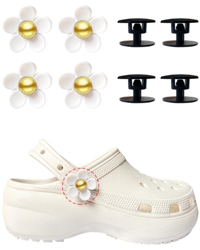 Lopau 8 Sets Replacement Rivets for Crocs Shoes, Replacement Parts Charm for Clog Beach Shoe Strap Men Women A