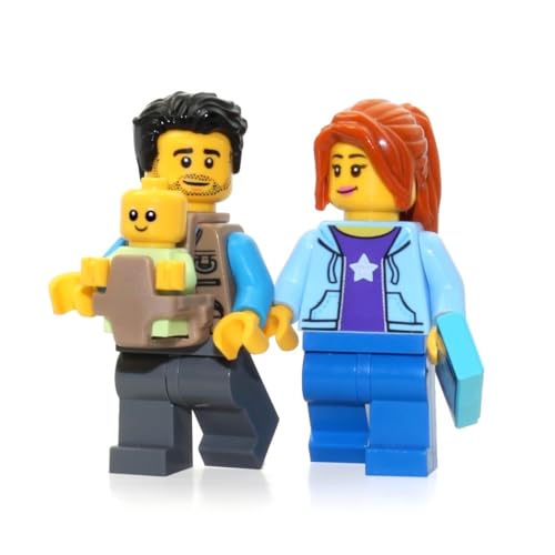 LEGO Camper MiniFigure Pack - Mom and Dad Parents (with Baby Carrier and Baby) 60202