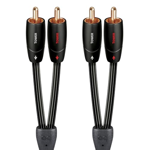 AudioQuest Tower RCA > RCA Audio Interconnect Cable - 2m - Stereo Pair