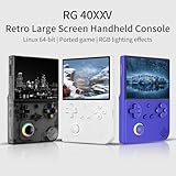 RG40XX V Handheld Game Console RG 40XXV 4.0'' IPS Screen with 64G TF Card Pre-Installed 5223 Games Supports 5G WiFi 4.2 Bluetooth Online Fighting,Streaming and HDMI Retro Emulator RG40XX