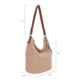 The Sak Sequoia Hobo Bag - Hand Crochet Women's Handbag for Everyday & Travel - Durable, Large Purse With Shoulder Bag Strap & Zipper Pocket - Bamboo