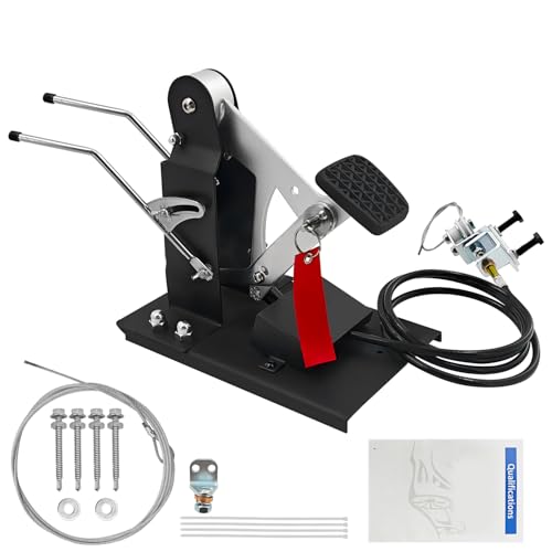 ArbDicco ACAR-B10 Universal Dual Brake Pedal Passenger Side Control System Fit for Driver Training & Multi-Vehicle Use, No-Drill Install, Anti-Slip Pedal