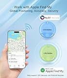 Air Tags-4 Pack Item Finders Work for Apple Find My (iOS Only) APP Tracker i Tag for Luggage, Keys, Backpack, Satchel etc. (Not for Android)