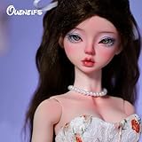 Oueneifs Lenabjd 1/4 Bjd Dolls Sweet Girl Style Floral Dress Ball Jointed Dolls Gifts Toy for 15+ Year Old