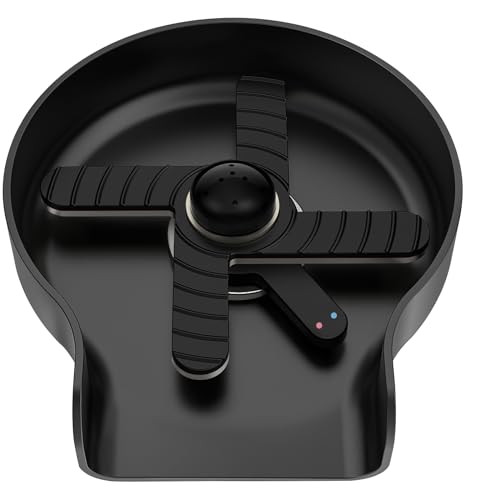 HGN Hot and Cold Glass Rinser,Temperature Adjustable Metal Cup Washer for Kitchen Sinks(Black)