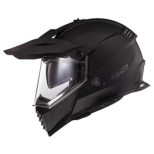 LS2 Helmets Blaze Adventure Helmet (Matte Black - Large)