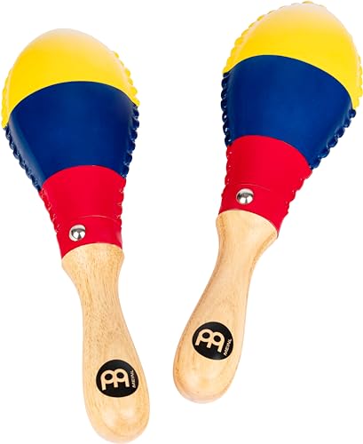 Meinl Percussion Traditional Maracas Hand Shaker Rattles with Natural Rawhide — NOT Made in China — for Any Musician, 2-Year Warranty (MSM3CO)