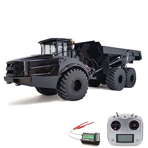 Xdrc 1/14 6X6 Remote Control Dump Car Rc Hydraulic Articulated Truck Model