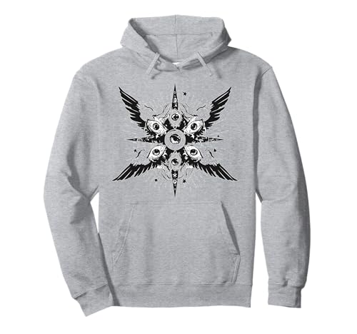 Seraph Gothic Art Biblically Accurate Angel Seraphim Pullover Hoodie
