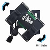 O'Pros Quick Access Fishing Rod Holder - 360° Rotation, Secure Belt Attachment, Elastic Cord Support for Fly Fishing and Spinning Rods