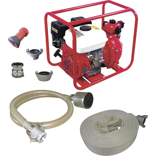Endurance Marine Self-Priming Fire Fighting System - 3600 GPH, 100 PSI, 1 1/2in. Ports, 7.0 HP, Model Number EFP1.5H