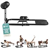 Lifepro GluteBlast Hip Thrust Machine – Foldable Glute Bench Hip Thrust Platform – Booty Trainer for Women & Men – Glute Workout Equipment, Sissy Squat Machine Home Gym, Glute Builder Bench