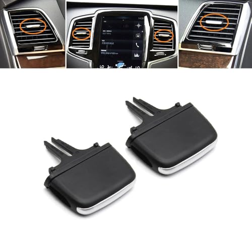 Goodithy Front/Rear Air Vent Outlet Tab Clips, Air Conditioning Grille AC Vent Slider Clips Repair Kit Replacement for Volvo XC90 2015-2024 32219347