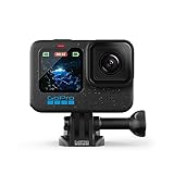 GoPro HERO12 Black - Waterproof Action Camera with 5.3K60 Ultra HD Video, 27MP Photos, HDR, 1/1.9" Image Sensor, Live Streaming, Webcam, Stabilization