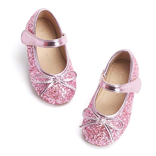 Otter MOMO Toddler/Little Girls Mary Jane Ballerina Flats Shoes Slip-on School Party Dress Shoes Size 9