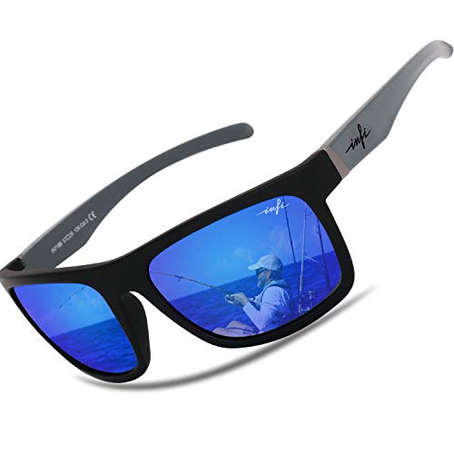 INFI Fishing Polarized Sunglasses for Men Driving Running Hiking Sport Mirrored Glasses UV400 Protectiont