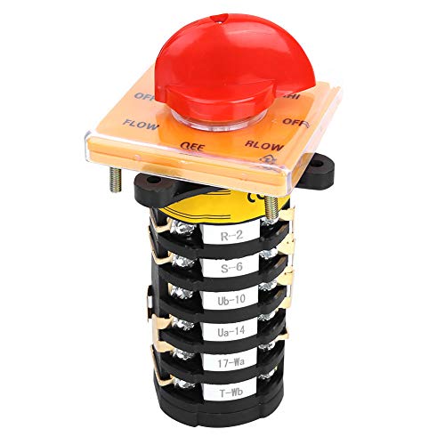 T-16EXF64D-6 8-Position Rotary Cam Switch Universal Changeover Selector for Milling Machine