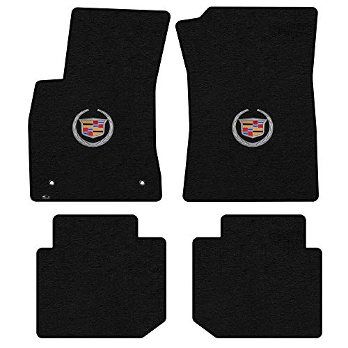 Lloyd Mats Heavy Duty Carpeted Floor Mats for Cadillac DEVILLE/DTS/DHS 2000-2005 (Black, 4 PC - Fronts + Rears)