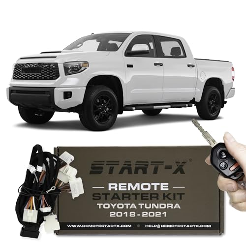 Start-X Remote Starter Kit for Toyota Tundra (2018-2021) | Key Blade Start Engine | Plug N Play | 2018 2019 2020 2021