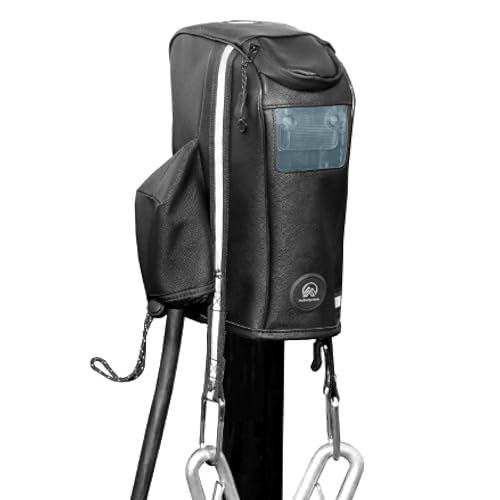 Clever Cover for Barker Jack by Trailersphere Custom Electric Tongue Jack Cover for Trailer, RV, Camper, Chains Holder, Plug Protector, Sun and Waterproof (Barker Jack Cover)