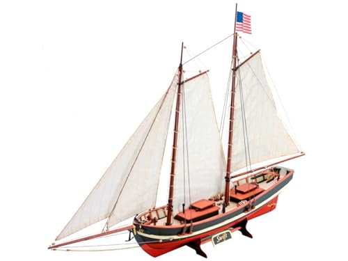 Wooden Ship Model Kit – US Pilot Boat, Swift– Model 22110-N, 1:50 Scale – Models to Assemble – Initiation Level