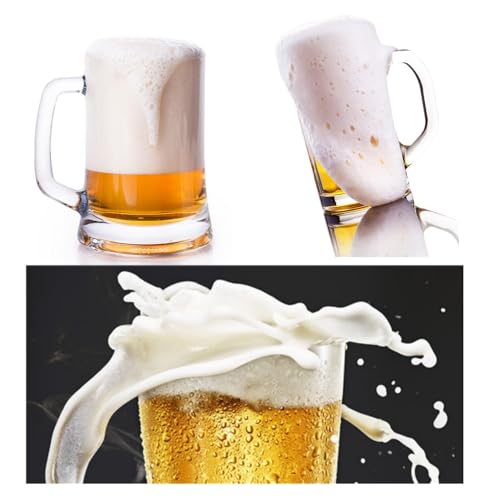 Beer Bubbler,COSWE Portable Beer Foamer Beer for Oktoberfest,Beer Cup- Portable Ultrasonic Beer Foamer Makes Machine with Mug for October Festival