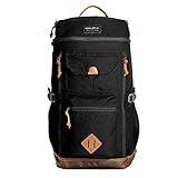 Eddie Bauer Bygone Backpack with Exterior Pockets and Laptop Compatible Sleeve, Black, 30L