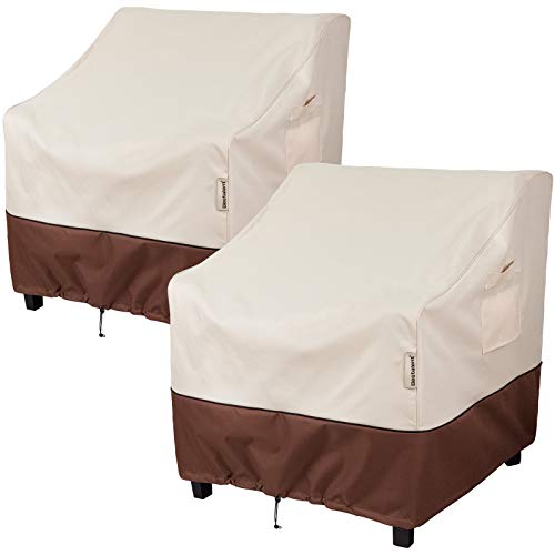 Bestalent Patio Chair Covers Waterproof Outdoor Furniture Large Chair Cover Fits up to 36" W x 37" D x 36" H 2pack